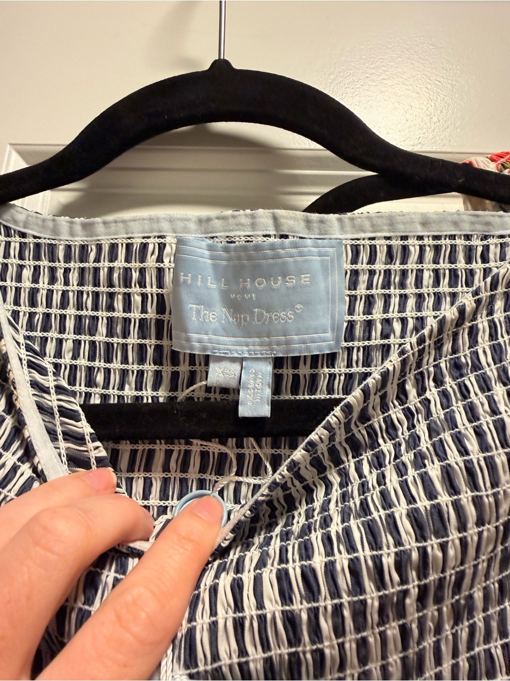 Hill House Cosima Navy Stripe XS NWT - Picture 3 of 4